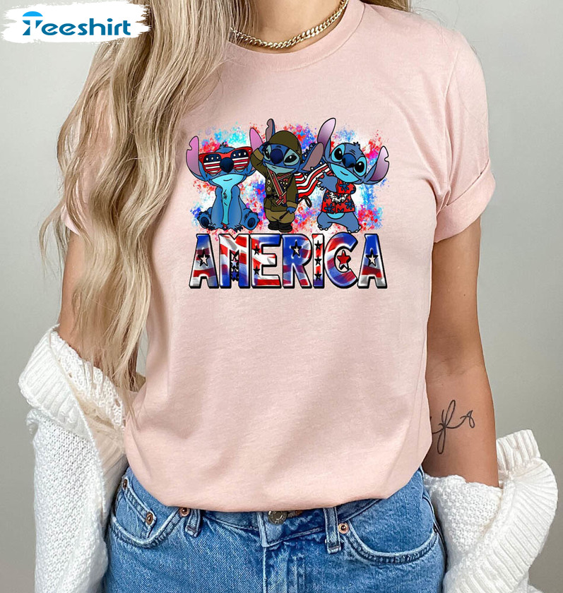 Lilo And Stitch Disneyland Fourth Of July Shirt