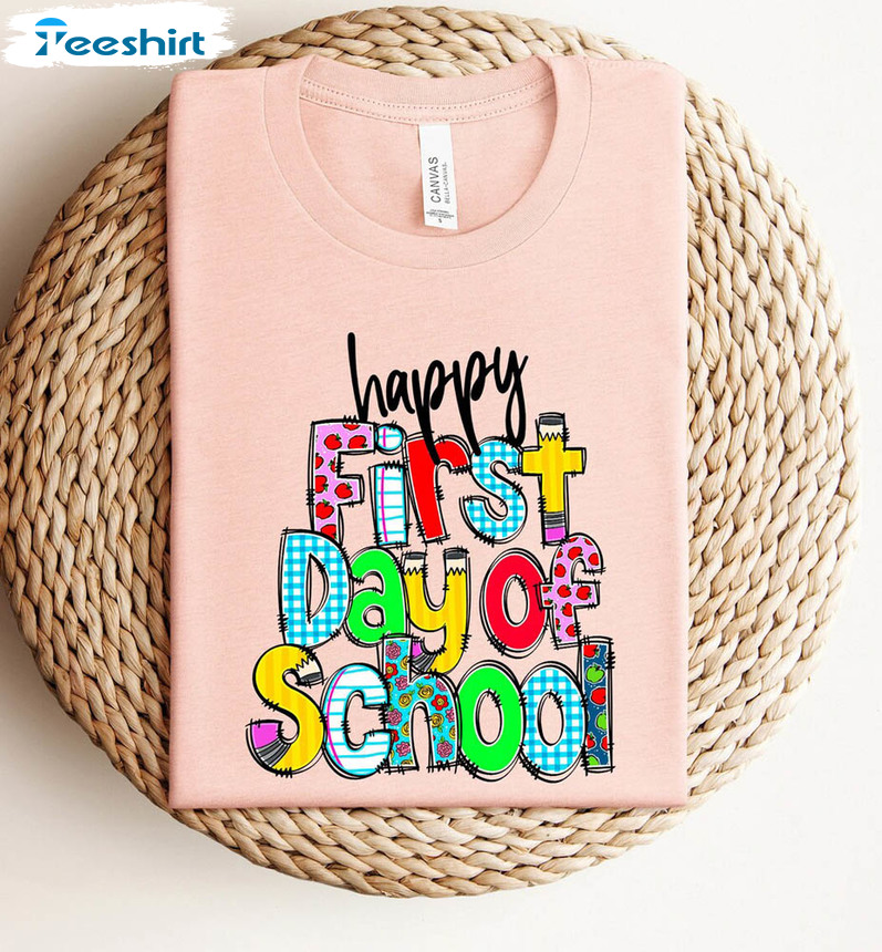 Happy First Day Of School Teacher Life Shirt