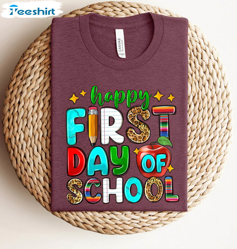 First Day Of School Back To School Shirt