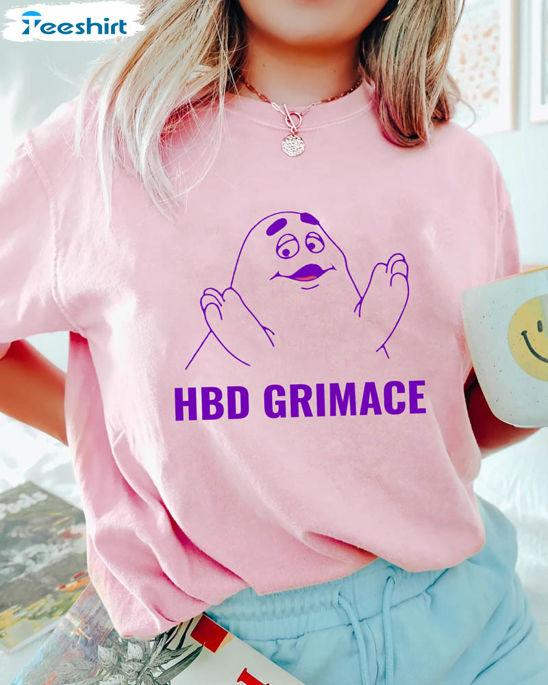 Mcdonalds Hbd Grimace Cute Shirt Cute Design