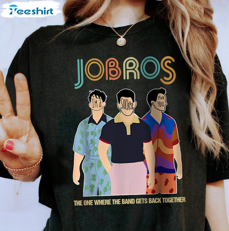 Jonas Brothers Nick Joe Kevin Jonas Cartoon Shirt