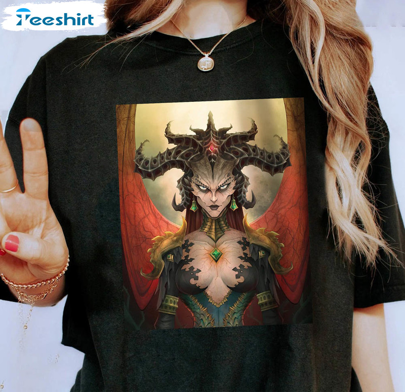 Diablo 4 Fille De La Haine Character Dad Gaming Shirt