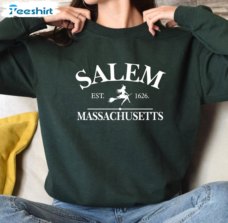 Salem Massachusetts Cute Halloween Witch Shirt