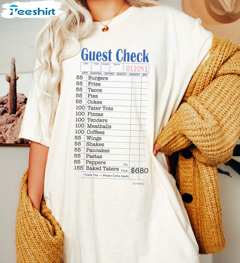 I Think You Should Leave Pay It Forward Guest Check Shirt