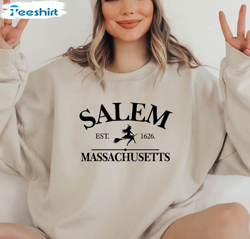 Salem Massachusetts Vintage Halloween Shirt