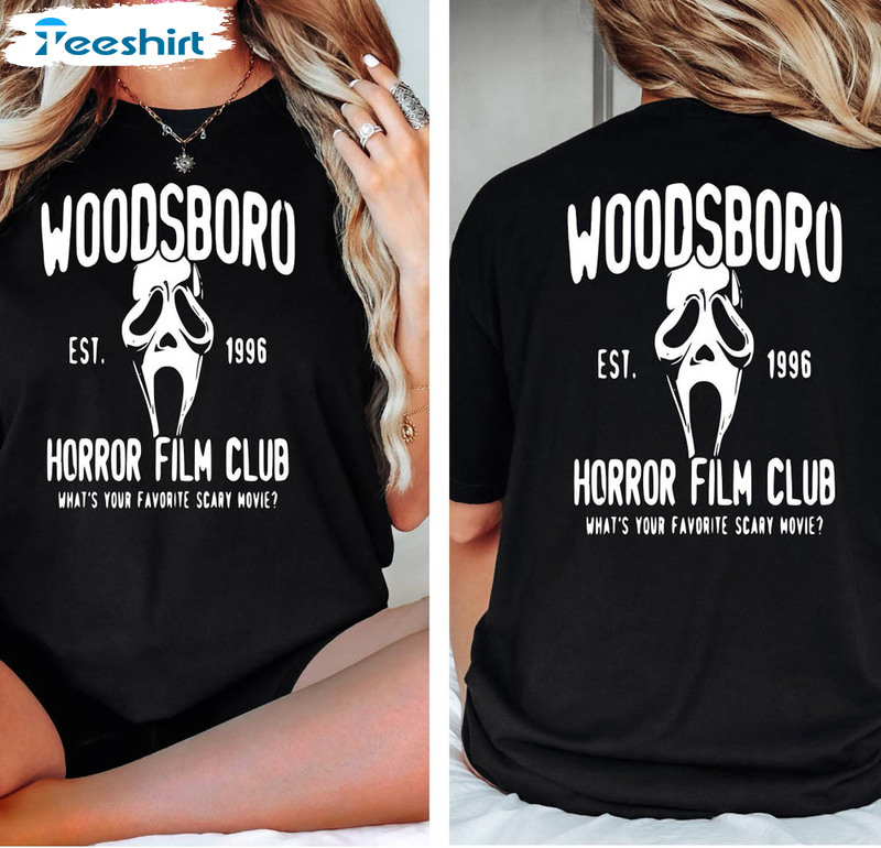 Woodsboro Horror Film Club Scream Movie Shirt