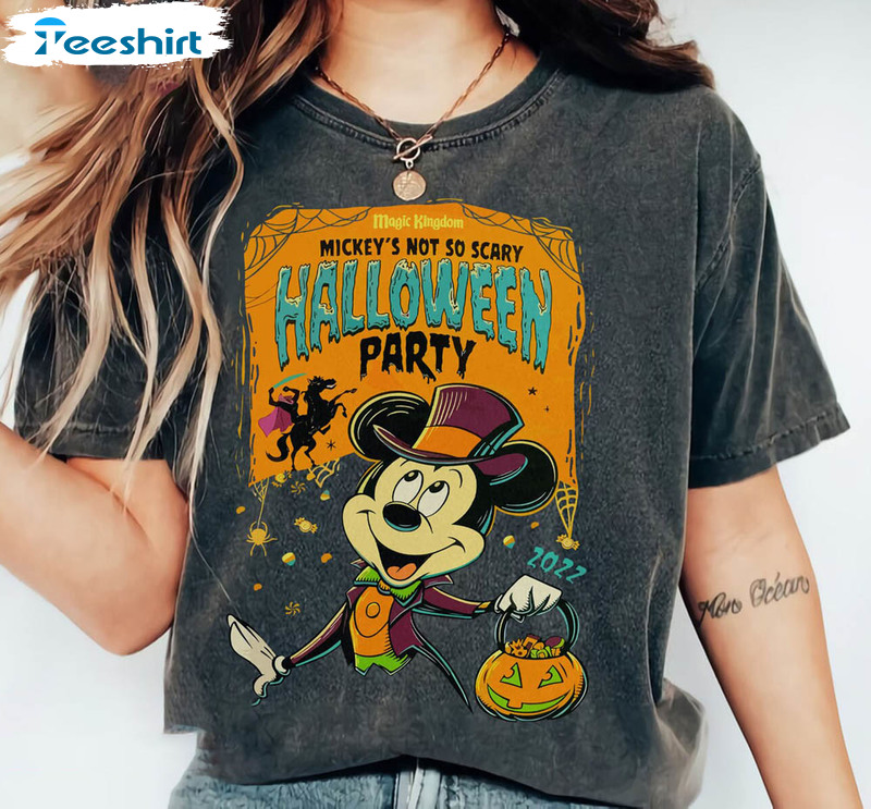 Not So Scary Halloween Mickey Halloween Matching Shirt