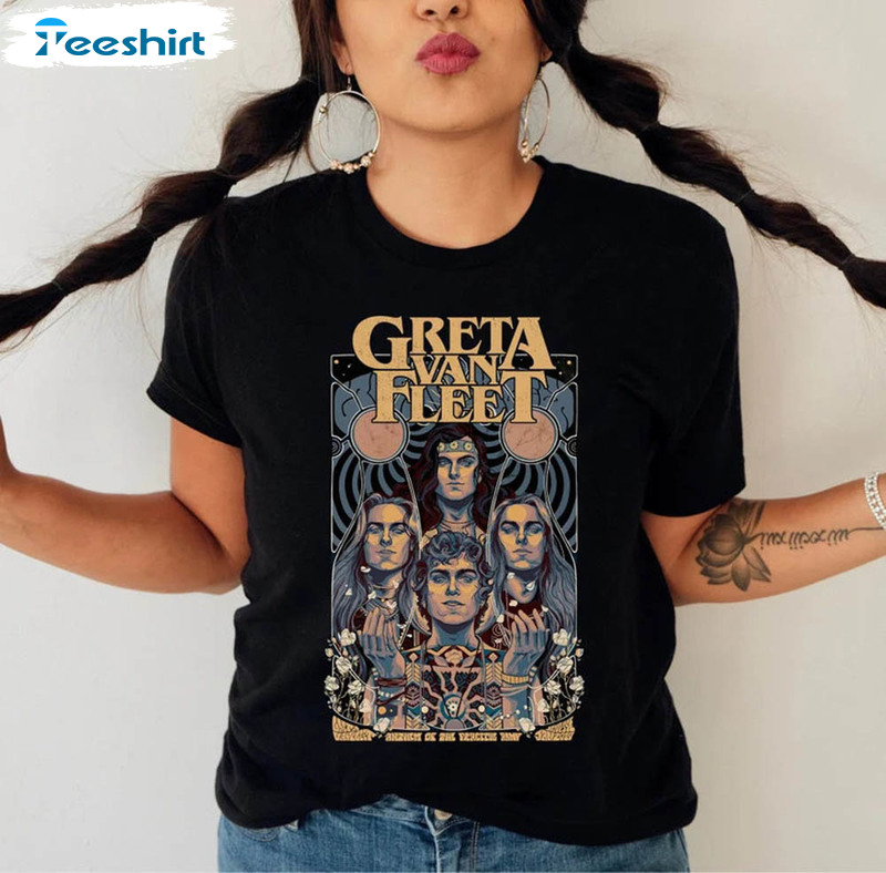 Comfort Greta Van Fleet Poster Retro Shirt