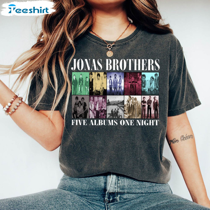 Retro Jonas Brothers The Eras Tour Funny Shirt