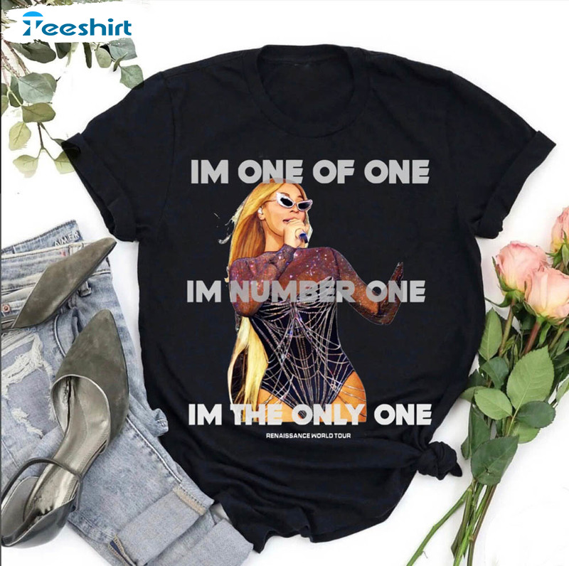 Im One Of One Renaissance World Tour Shirt, Beyonce Concert Long Sleeve Unisex T-shirt