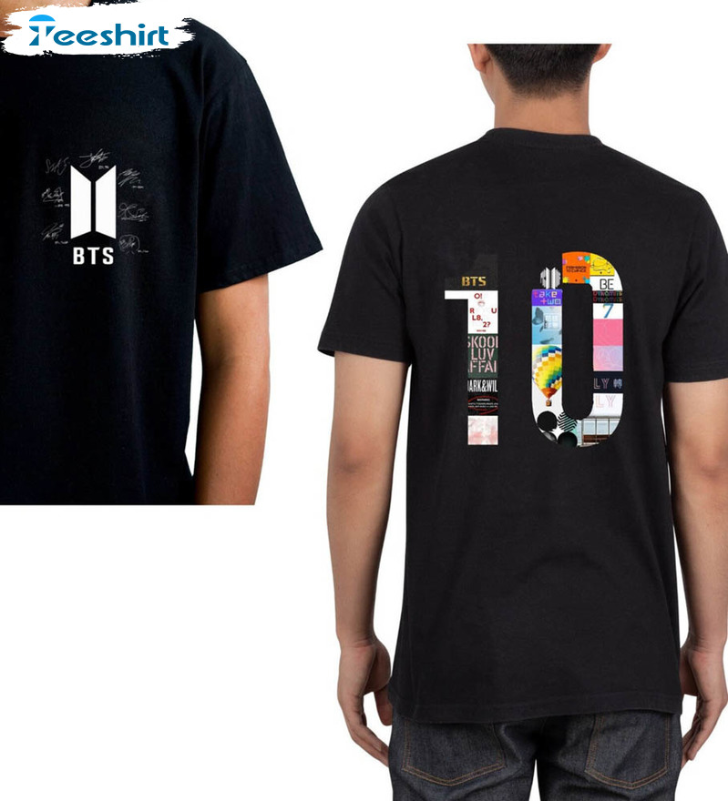 2023 Festa Take Two 10 Years Bts Shirt, Discography Retro Unisex Hoodie Tee Tops