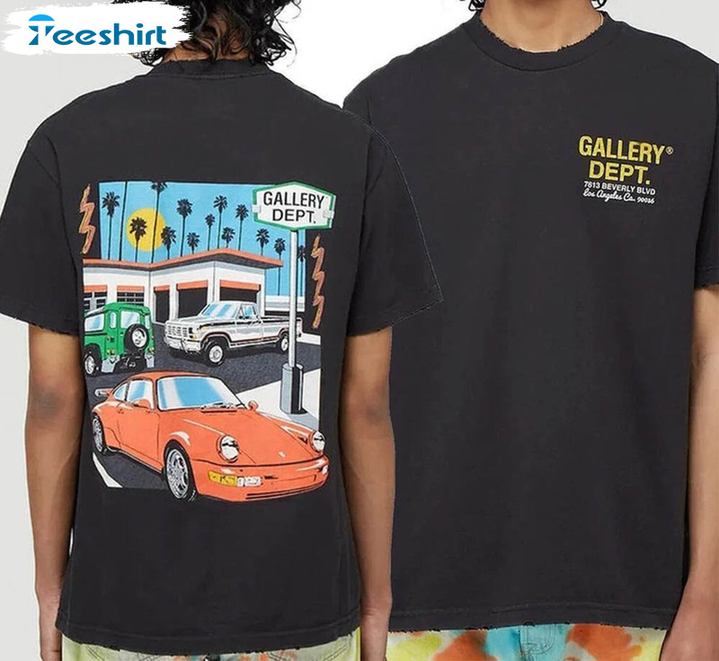 Gallery Dept Funny Shirt, Hollywood Ca Crewneck Sweater