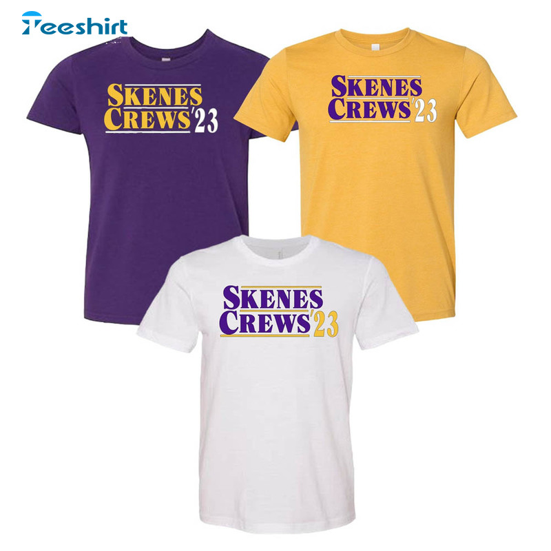 Skenes Crews 23 Lsu Tigers Shirt, Trendy Baseball Long Sleeve Short Sleeve