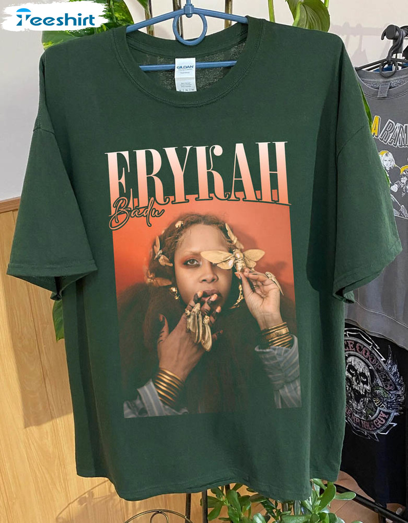 Erykah Badu Trendy Shirt, Erykah Badu Tour 2023 Sweater Short Sleeve