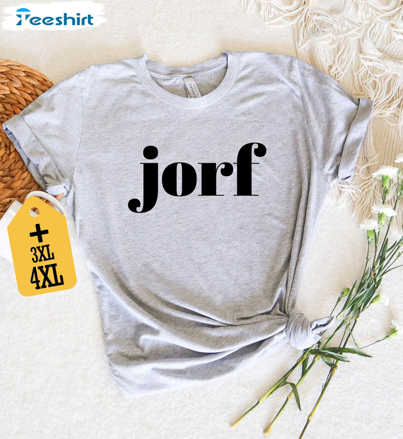 Jury Duty Tv Show Shirt, Funny Jorf Crewneck Unisex T-shirt