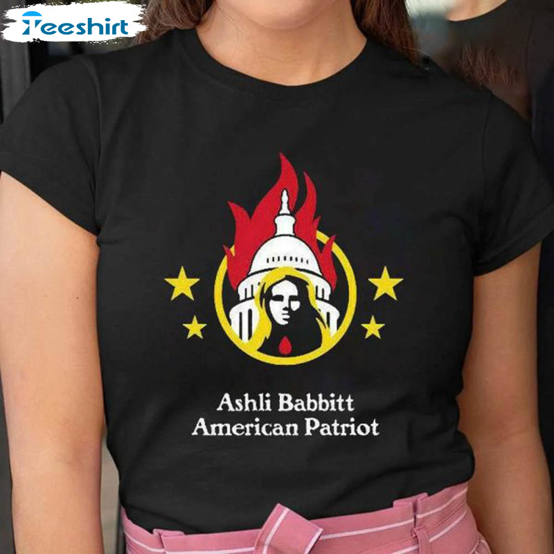 Ashli Babbitt American Patriot Retro Sweatshirt, Unisex T-shirt