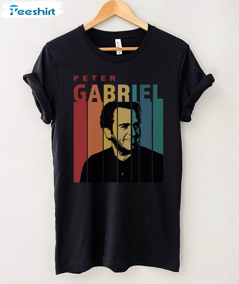 Peter Gabriel Retro Shirt, Gabriel Music Unisex T-shirt Crewneck Gift Or You And Your