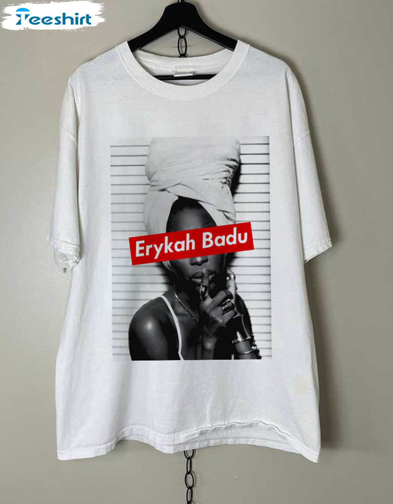 Erykah Badu Tour 2023 Shirt, Best Selling Long Sleeve Unisex Hoodie