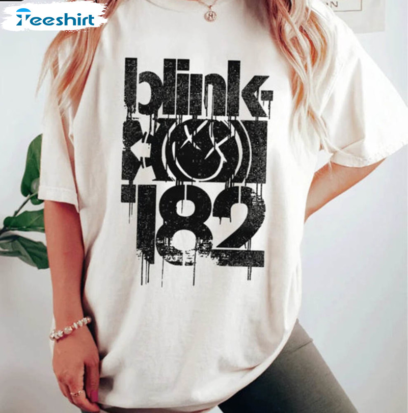 Blink 182 Shirt, Blink Rock Band Long Sleeve Unisex Hoodie
