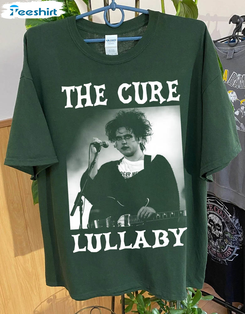 The Cure Lullaby Shirt, The Cure Band Crewneck Unisex T-shirt