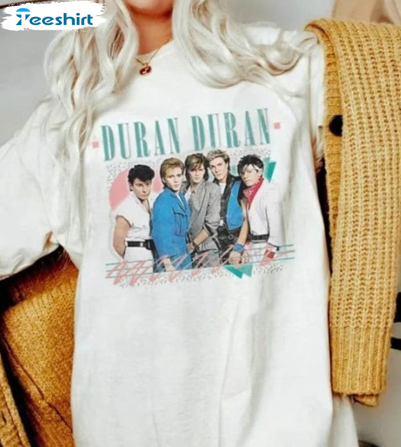 Duran Duran Vintage Shirt, Vtg 1984 Duran Music Unisex T-shirt Tee Tops