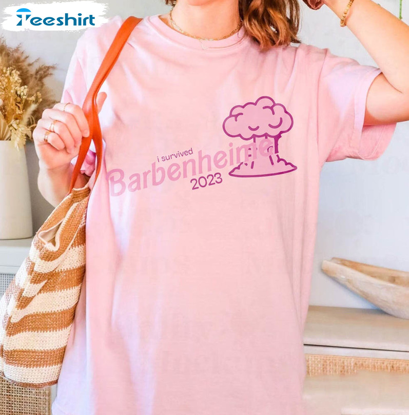 Barbenheimer Comfort Shirt, Barbie Movie Unisex T-shirt Crewneck