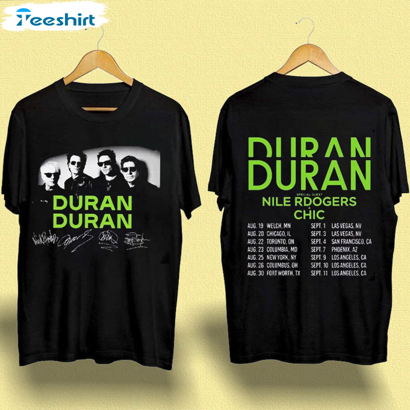 North American Tour 2023 Duran Duran Shirt, Future Past Tour Unisex T-shirt Crewneck