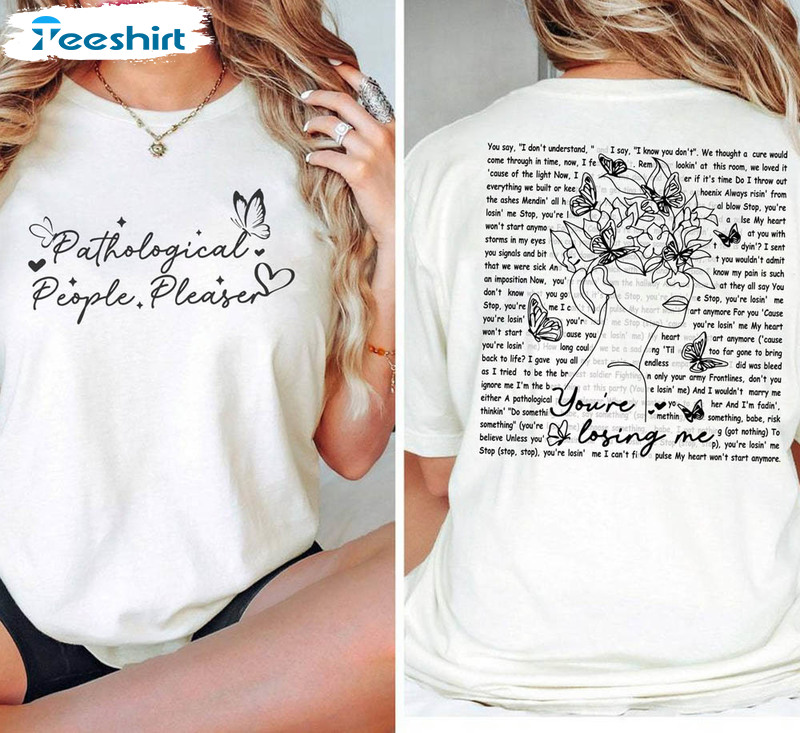 Pathological People Pleaser Shirt, Swiftie Eras Tour Taylor Short Sleeve Long Sleeve