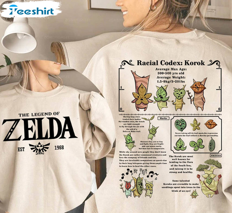 Breath Of The Wild Hylia Shirt Plant Lover Shirt, Floral Unisex Hoodie