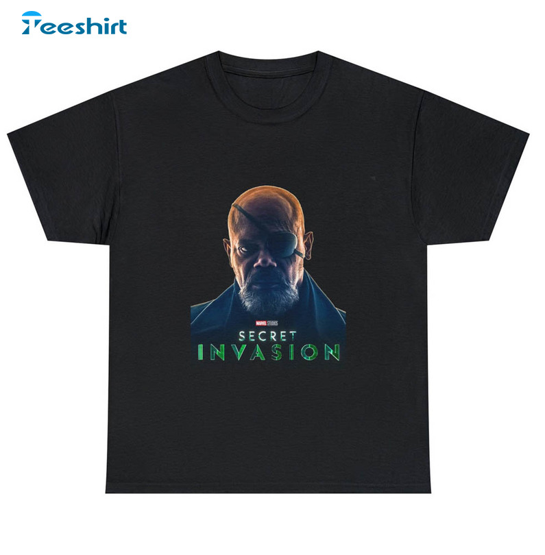 Marvel 2023 Secret Invasion Shirt, Nick Fury Tee Tops Unisex Hoodie