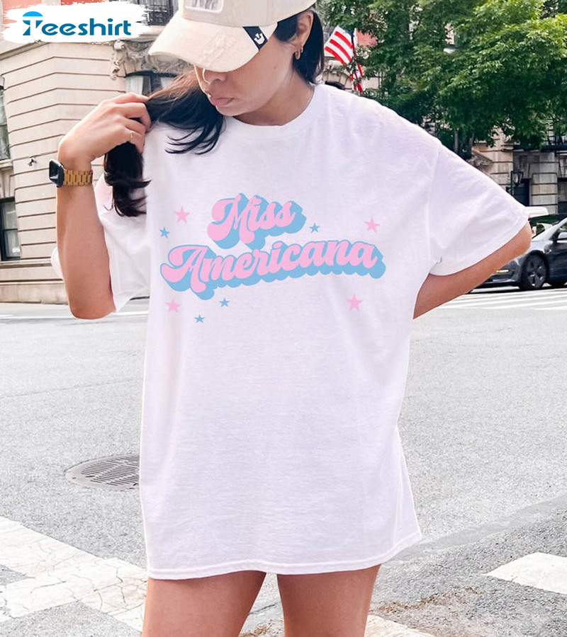 Miss Americana July 4th Swiftie Shirt, Lover Era Swiftie Short Sleeve Unisex T-shirt