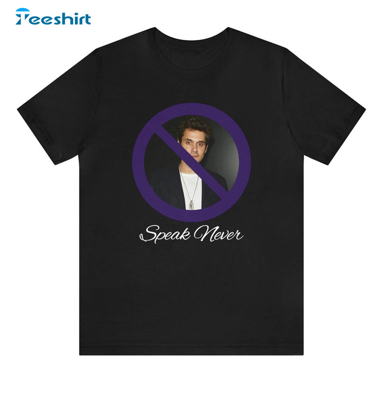 Speak Never Speak Now Shirt, Taylor Trendy Short Sleeve Unisex T-shirt