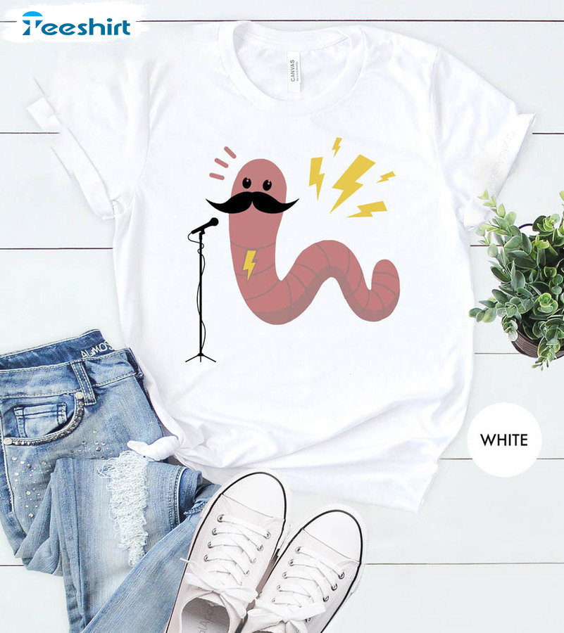 Worm With A Mustache Funny Shirt, Scandoval Short Sleeve Long Sleeve