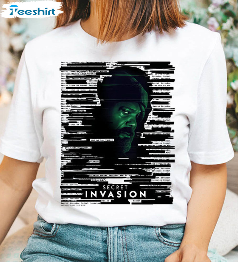 Secret Invasion Trendy Shirt, Nick Fury Unisex Hoodie Long Sleeve