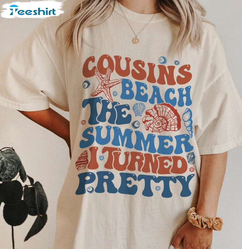 Cousins Beach Shirt, The Summer I Turned Pretty Beach Vibe Sweatshirt Tee Tops