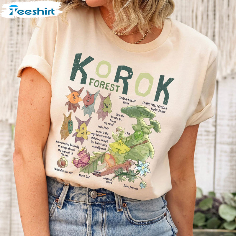 Korok Forest Shirt, Breath Of The Wild Hylia Long Sleeve Unisex T-shirt