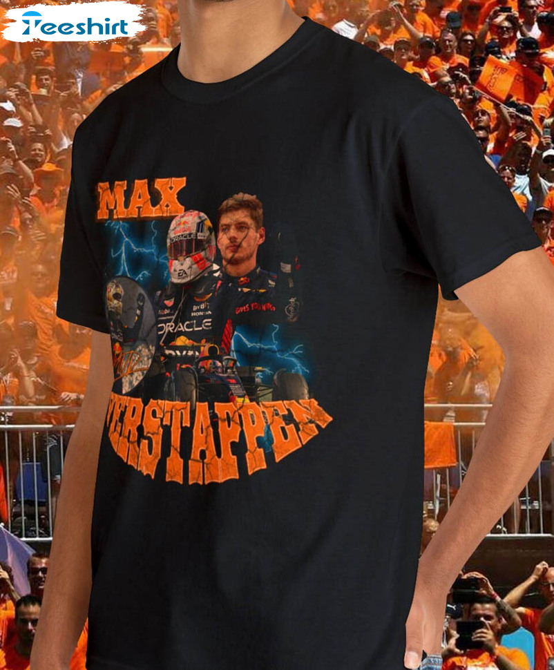 Vintage Bootleg Max Verstappen Shirt, Formula 1 TShirt - Bring Your Ideas,  Thoughts And Imaginations Into Reality Today