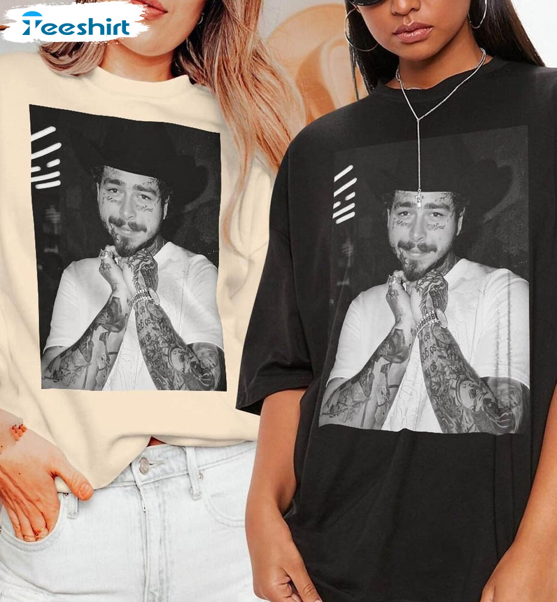 Post Malone Music Shirt, Posty Rap Crewneck Unisex Hoodie