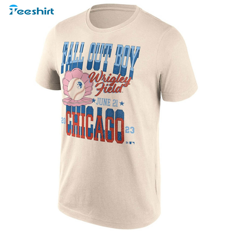 Fall Out Boy Chicago Shirt, Wrigley Field Tour Sweatshirt Unisex T-shirt