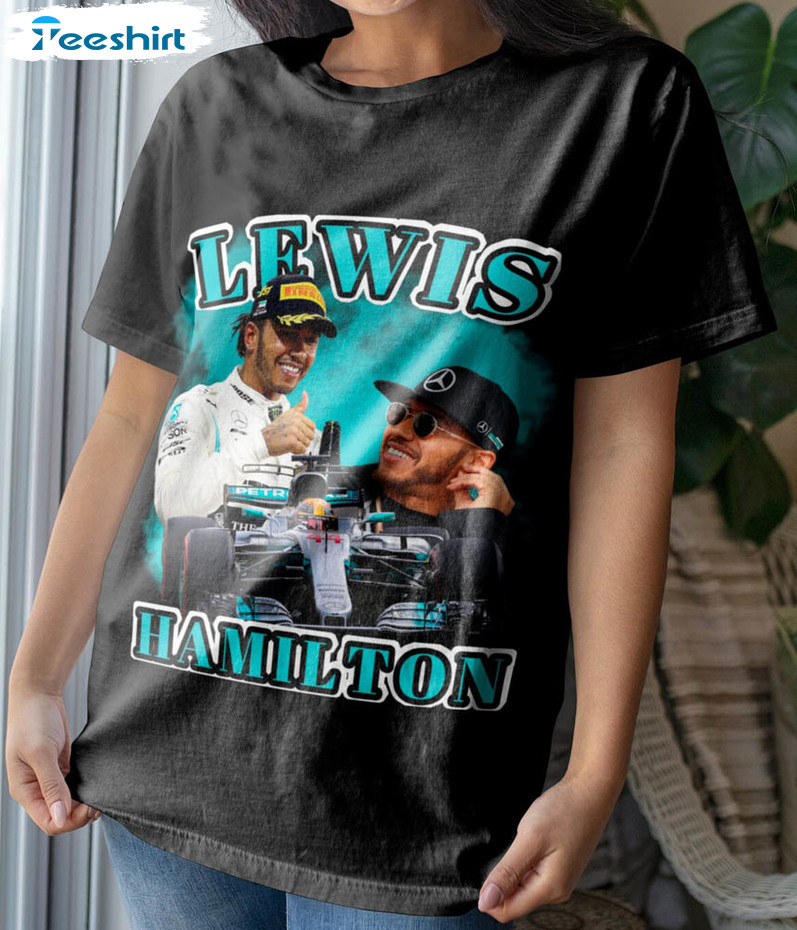 Lewis Hamilton Formula 1 Racing Shirt, British Championship Unisex T-shirt Long Sleeve