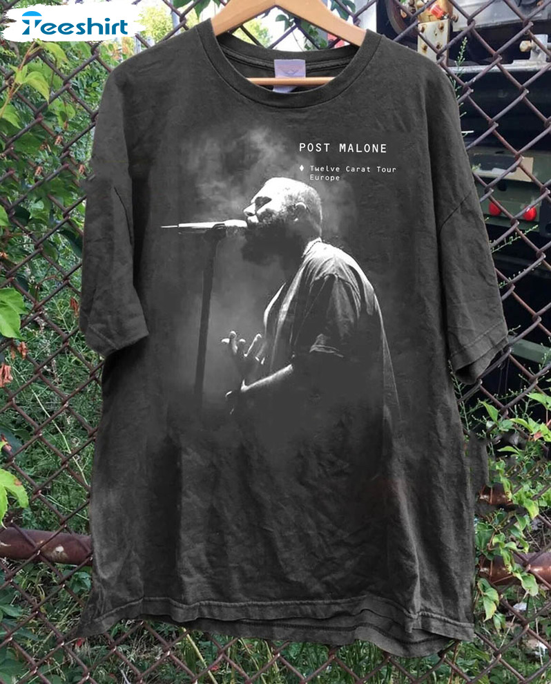 Vintage Posty Shirt, Post Malone Rapper Short Sleeve Tee Tops