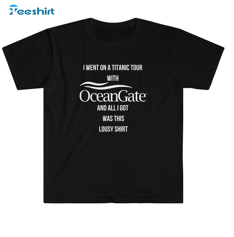 Oceangate Tour Shirt, Oceangate Submarine Unisex T-shirt Crewneck