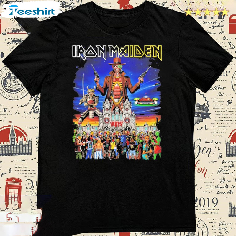 Iron Maiden The Future Past 2023 Tour Shirt, Hellfest Event Crewneck Unisex Hoodie