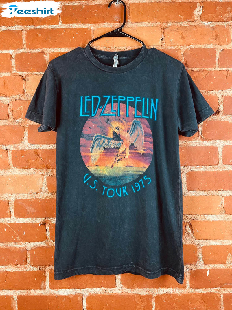 Led Zeppelin US Tour 1975 Shirt, Local Taxes Crewneck Long Sleeve