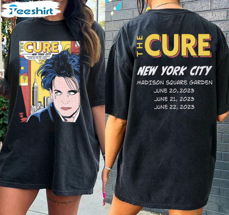 2023 The Cure New York 3 Night Event Shirt, The Cure Tour Crewneck Unisex T-shirt