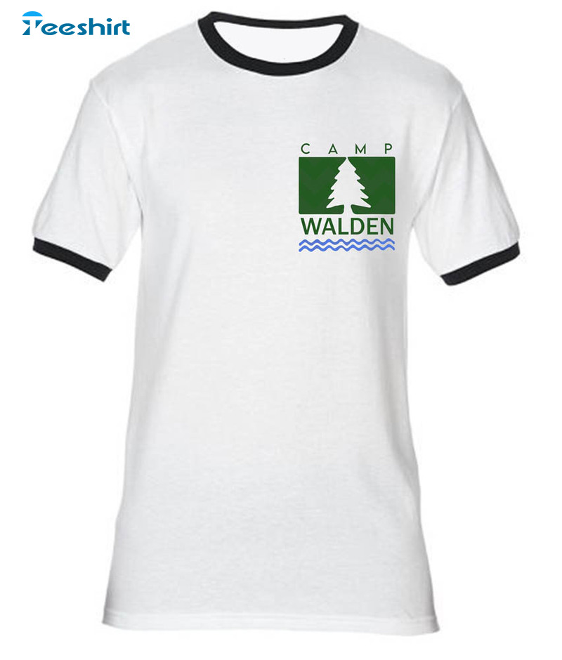 Camp Walden Ringer Shirt, Summer Camp Crewneck Long Sleeve