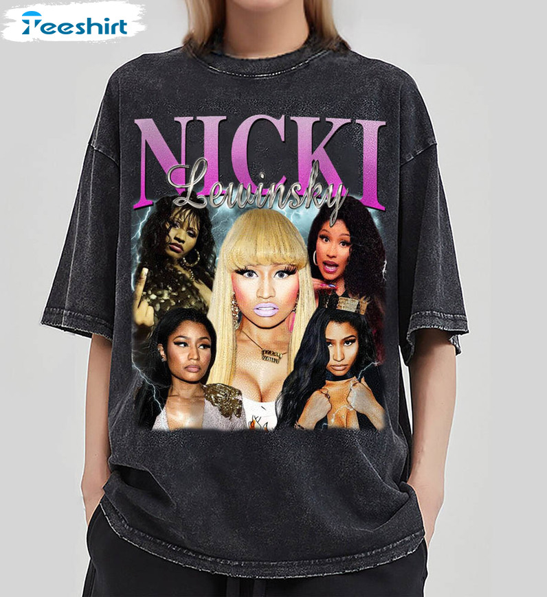 Nicki Lewinsky Vintage Shirt, Hiphop Rapper Unisex Hoodie Crewneck