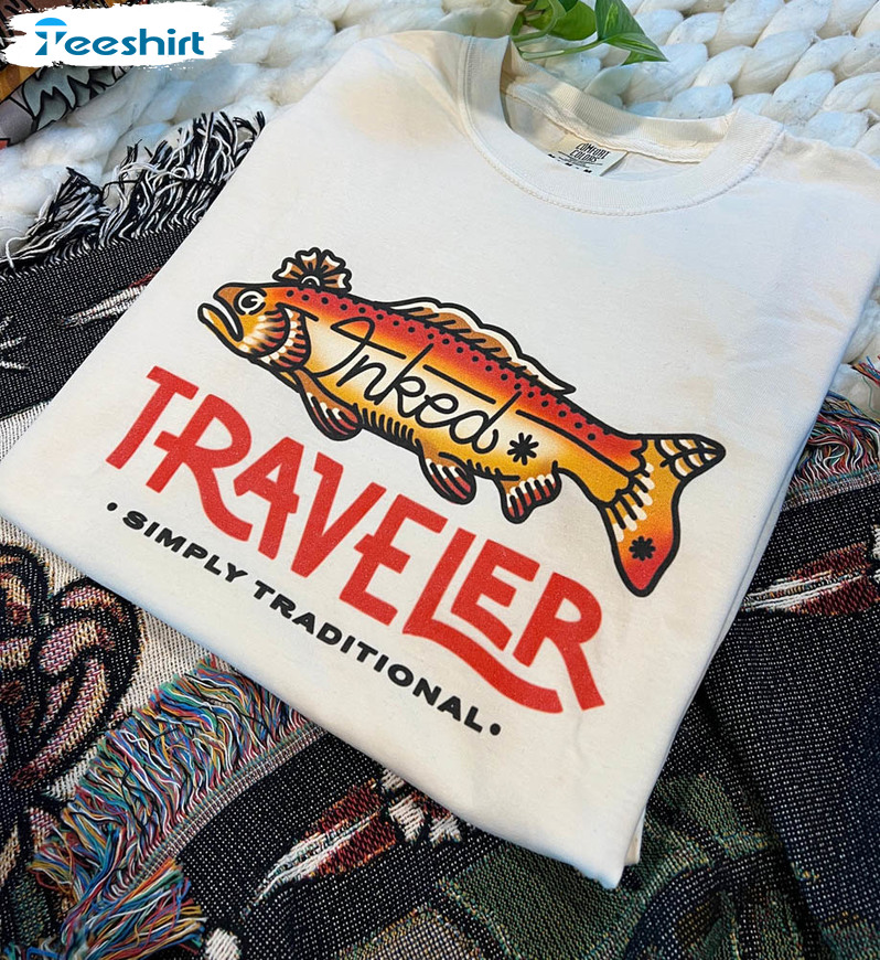 Inked Traveler Simply Traditional Shirt, Western Unisex T-shirt Tee Tops