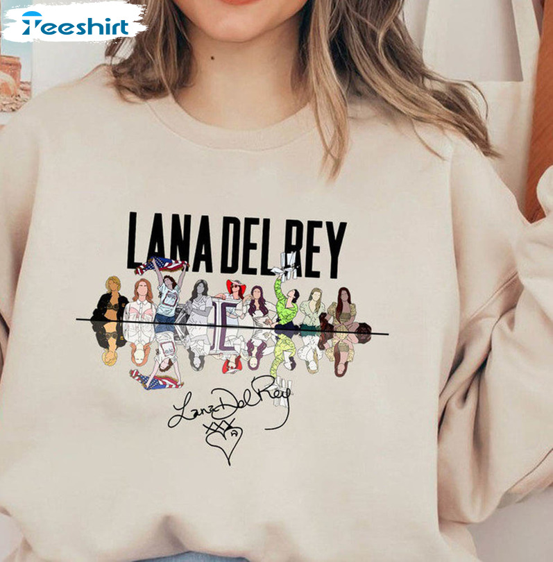 Lana Del Rey Vintage Style Shirt, Pop Music Unisex T-shirt Short Sleeve