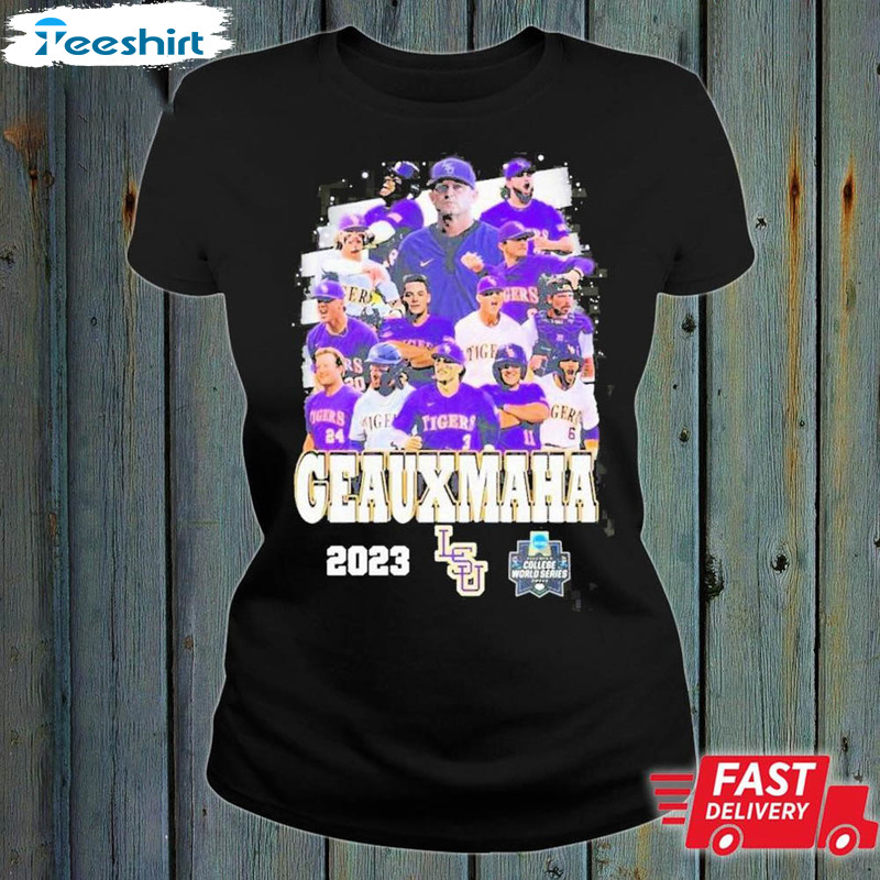 Lsu Tigers Team Shirt, Geaux Maha 2023 Unisex T-shirt Crewneck